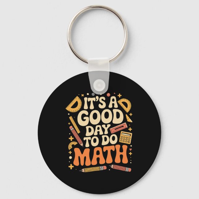 Chaveiro Um Bom Dia Para Fazer Professor De Matemática Aman (Frente)