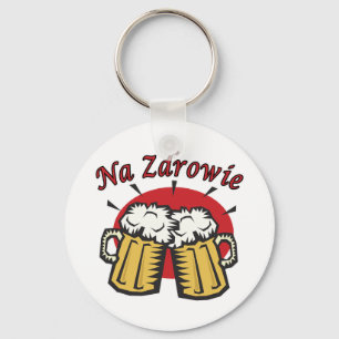 Chaveiro Um Brinde Zdrowie Com Perucas De Cerveja