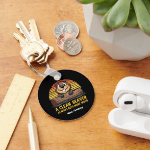 Chaveiro Um castor limpo sempre ganha mais presente de made