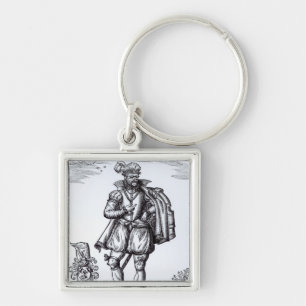 Chaveiro Um cavalheiro de Tudor