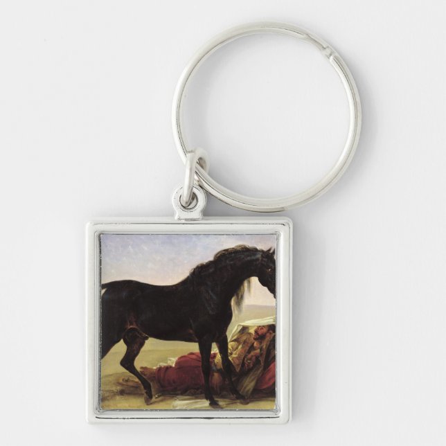 Chaveiro Um cavalo árabe (Frente)