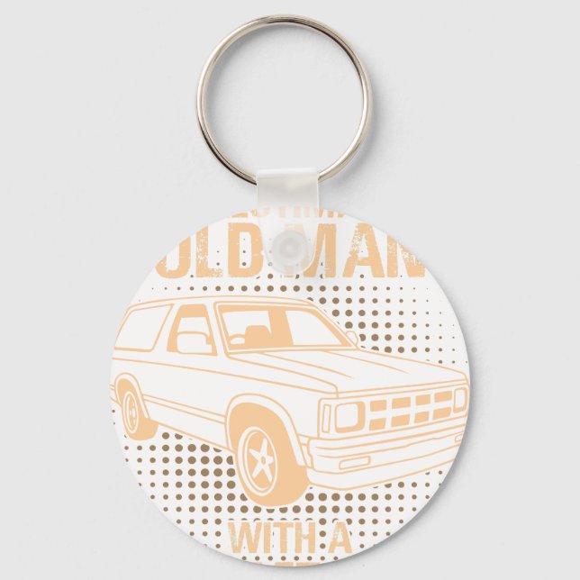 Chaveiro Um Chevrolet Blazer 1989 antigo (Frente)