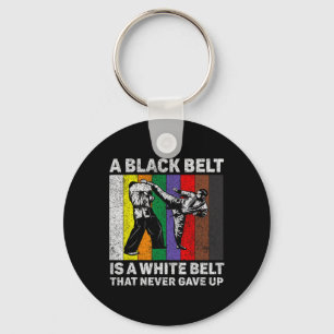 Chaveiro Um Cinturão Negro É Um Cinturão Branco Que Nunca D