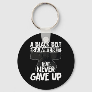 Chaveiro Um Cinturão Negro É Um Cinturão Branco Que Nunca D