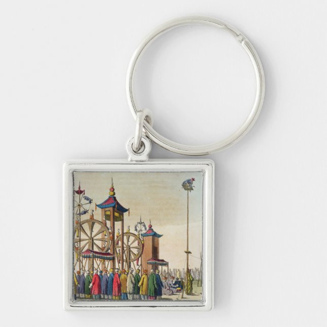 Chaveiro Um circo chinês, ilustração 'de Le Traje Um (Frente)