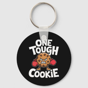 Chaveiro Um cookie boxer forte boxando cookie cookie