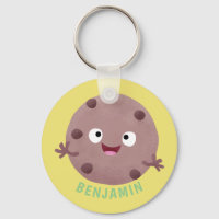 Um desenho animado de biscoito de chocolate inteli