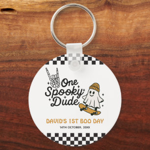 Chaveiro Um dia de aniversário de Dia das Bruxas de Cara Lo