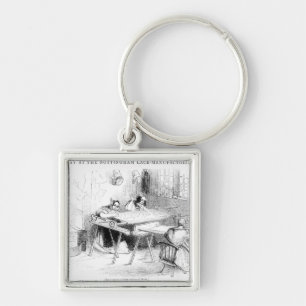 Chaveiro Um dia nos fabricantes do laço de Nottingham