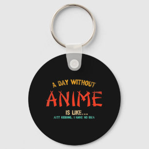 Chaveiro Um Dia Sem Anime Merch Japonês Presente Para Menin