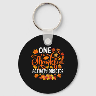Chaveiro Um Diretor de Atividade Agradável Cai no outono