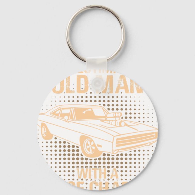 Chaveiro Um Dodge Charger Antigo 1970 (Frente)