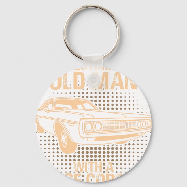 Chaveiro Um Dodge Coronet de um Velho de 1972 (Frente)
