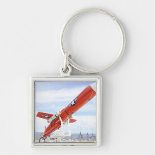 Chaveiro Um drone Chukar BQM-74E pronto para lançamento