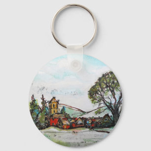Chaveiro Um esboço da Vila Britânica de Idyllic