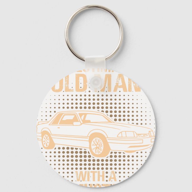 Chaveiro Um Ford Mustang Velho 1993 Lx (Frente)