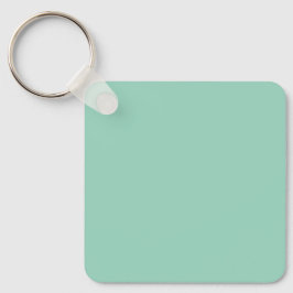 Chaveiro Um fundo verde menta sólido com uma textura suave