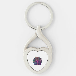 Chaveiro Um Gato E Uma Coruja