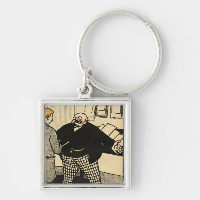 Chaveiro Um homem de negócio e seu cliente (Frente)