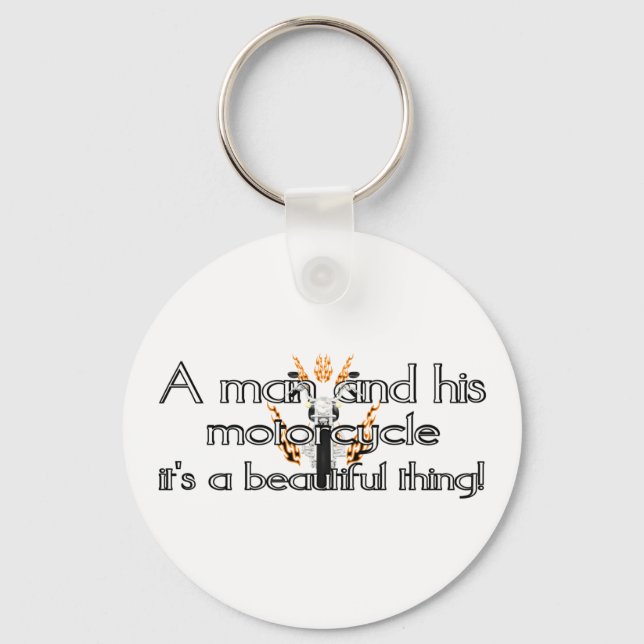 Chaveiro Um homem e sua moto (Frente)