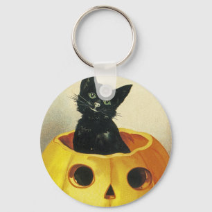 Chaveiro Um Kitten Haloween Feliz