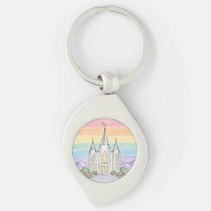 Chaveiro Um Lugar Celestial de Paz   Bela Templo Mórmon U