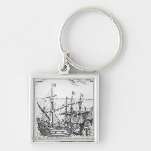 Chaveiro Um navio de tesouro espanhol