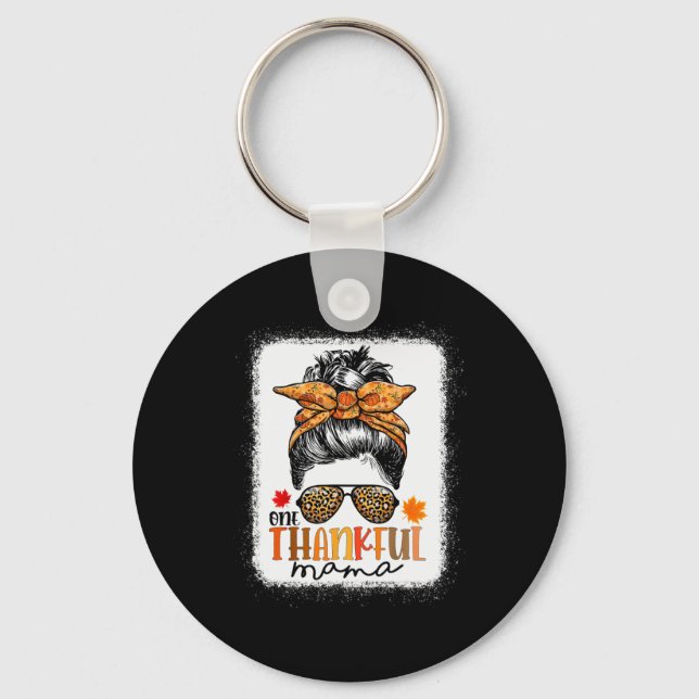 Chaveiro Um Obrigado de queda de mãe de um filho da mãe. (Frente)