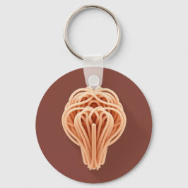 Chaveiro Um padrão único de macarrão espaguete