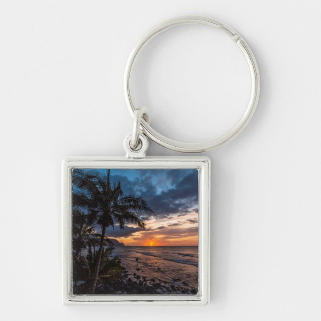 Chaveiro Um pôr do sol lindo (Frente)