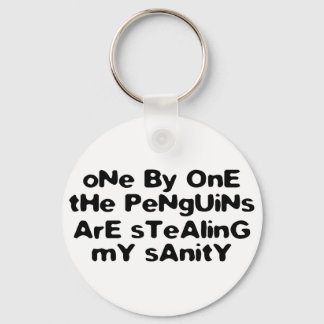 Chaveiro Um por um os pinguins roubando minha sanidade