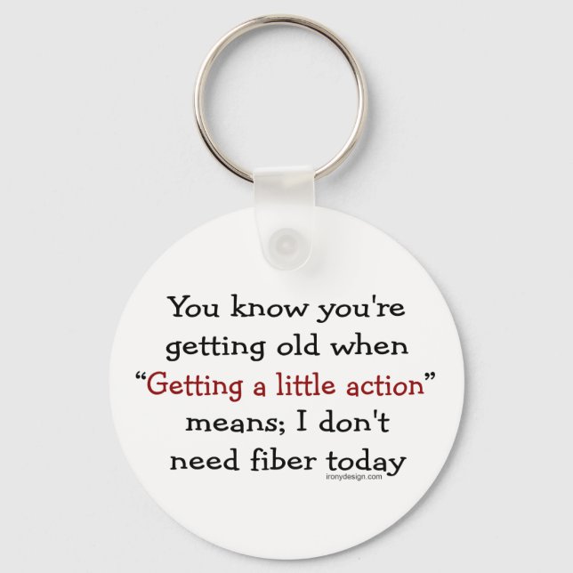 Chaveiro Um Pouco De Ação Para Mais velho (Frente)