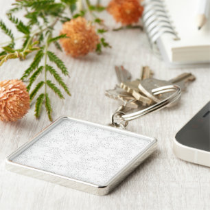 Chaveiro um quadro fotográfico preto e branco com fundo bra