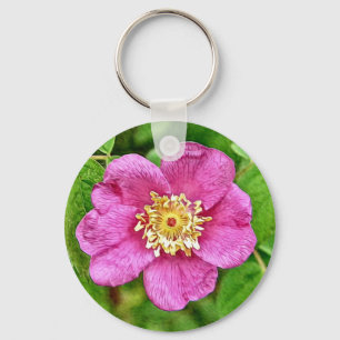 Chaveiro Um Rosa selvagem