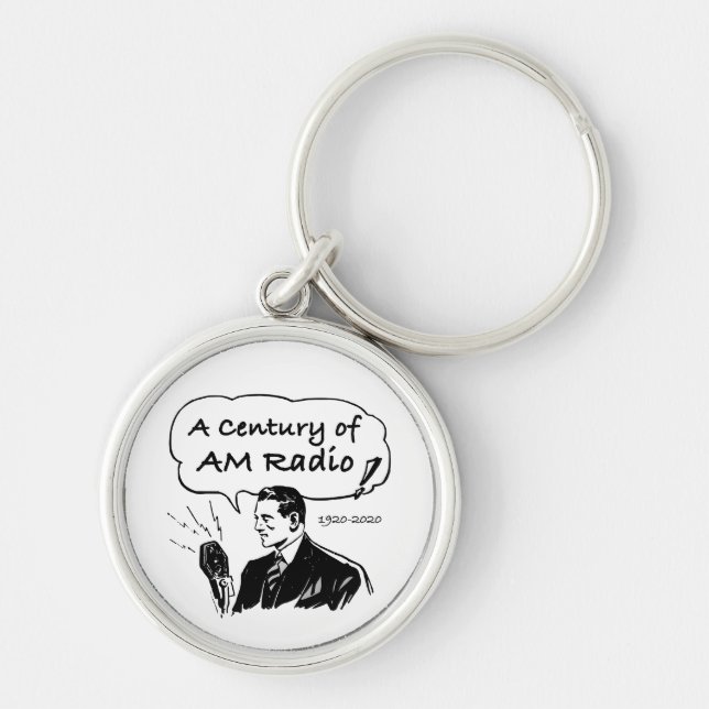 Chaveiro Um século de rádio AM (Frente)