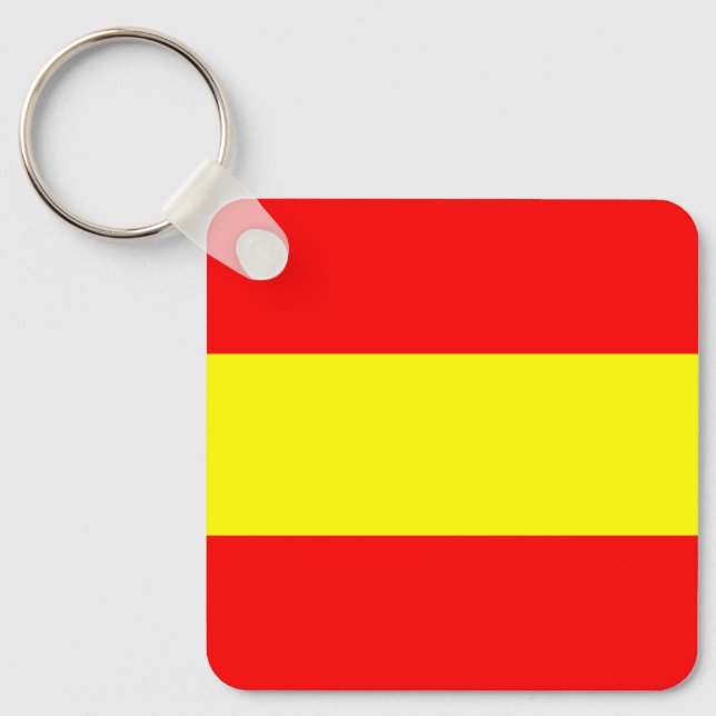 Chaveiro um símbolo de número de alfabeto náutico marítimo, (Frente)