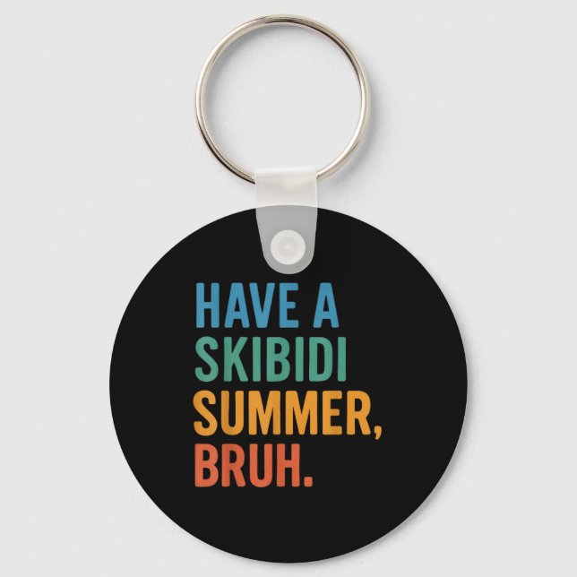 Chaveiro Um Skibidi Summer Bruh (Frente)