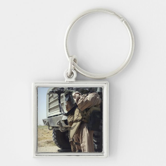 Chaveiro Um soldado dá segurança aos fuzileiros (Frente)