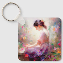 Chaveiro Um sonho de dia das flores