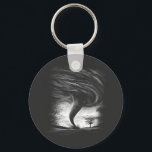 Chaveiro um tornado numa estrada em estilo realista<br><div class="desc">Espetacular e,  ao mesmo tempo,  incrívelmente cativante é o motivo de um tornado ameaçador. Simplesmente grandiosamente fascinante com um toque estranho.</div>