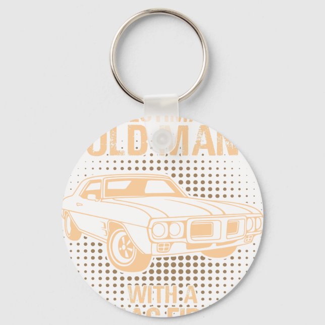 Chaveiro Um velho Pontiac Firebird 1969 (Frente)