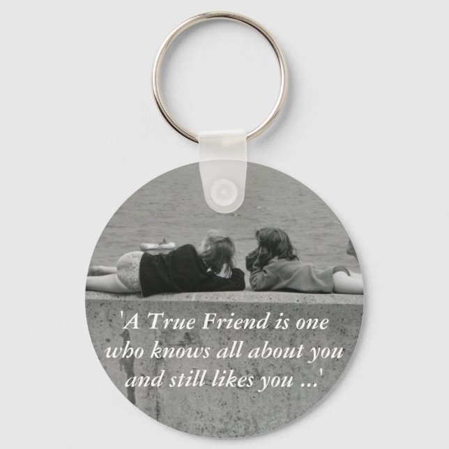Chaveiro Um verdadeiro amigo (Frente)