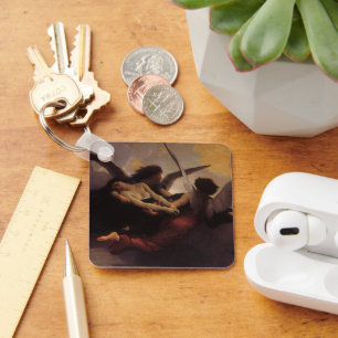 Chaveiro Uma alma trazida para o céu por Bouguereau