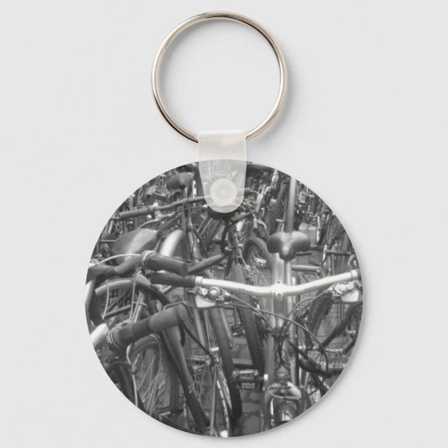Chaveiro Uma bagunça de bicicletas (Frente)