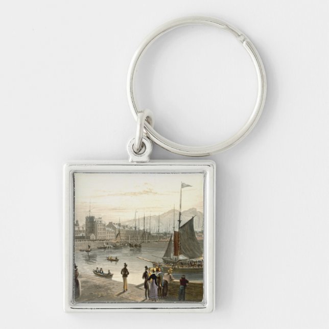 Chaveiro Uma balsa que chega em Leith, 'de uma viagem em (Frente)