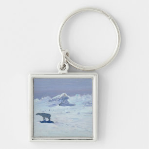 Chaveiro Uma caça do urso polar na noite enluarada, 1899