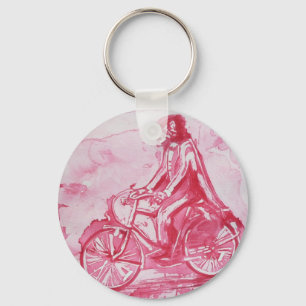 Chaveiro Uma Cadeia-Chave do Lobo Vermelho Grande