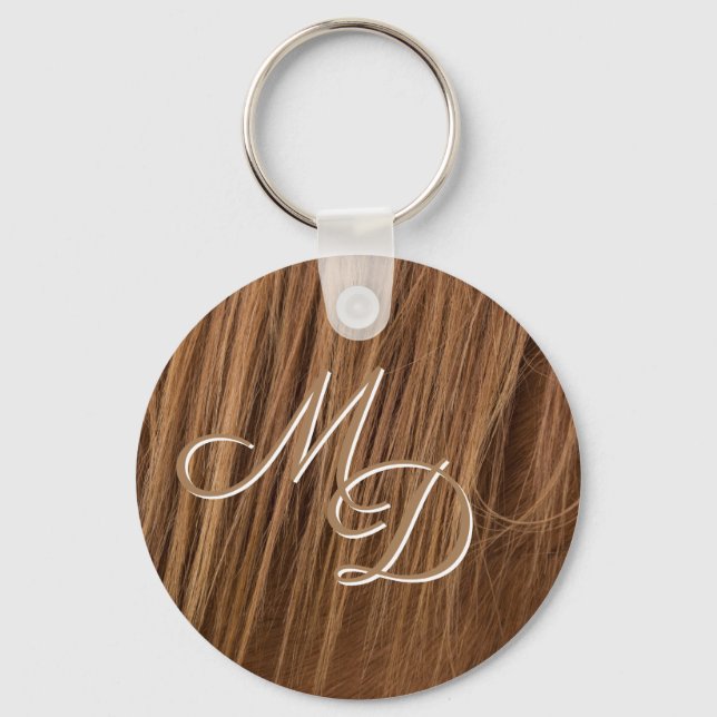 Chaveiro Uma cadeia de teclas Monogramas de cavalos (Frente)