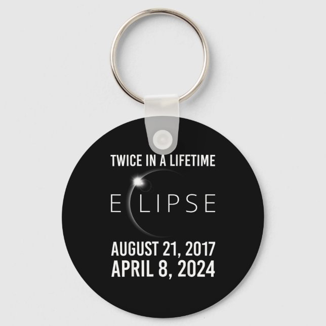Chaveiro Uma Camisa Eclipse Solar Total de Duas Vezes na Vi (Frente)