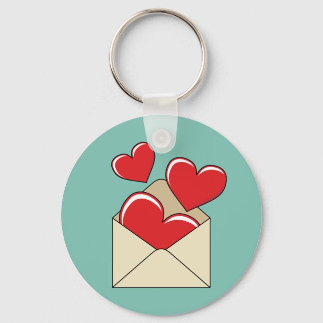 Chaveiro Uma Carta de Amor (Frente)